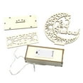 thumbnail image 4 of Wooden Moon L-ed Light Decoration Ramadan Eid Mubarak Home Decor Craft, 4 of 8
