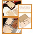 thumbnail image 3 of RENACLIPY 6Pcs Bass Guitar Neck Wooden Shims Practical Beige Neck Spacer Accessories, 3 of 8