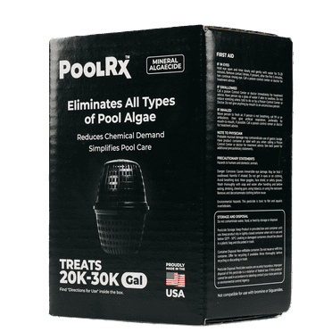 Pool Rx Original Black 6-Month Swimming Pool Mineral Algicide, 1 Tablet Treats 20k-30k Gallons