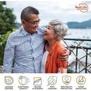 Tranquility TopLiner Disposable Booster Pads, Regular (14 x 4), Flow-Through Design with Adhesive Strip for Max Absorption, Adult Unisex, 25ct Bag