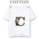 thumbnail image 3 of Camiseta de algodón con letras del alfabeto A a G de Disney Mickey, camisetas informales de moda de verano para niños y niños, camisetas de manga corta con cuello redondo, 3 of 5