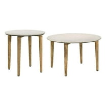 Aldis 2-piece Coffee and End Table Set White