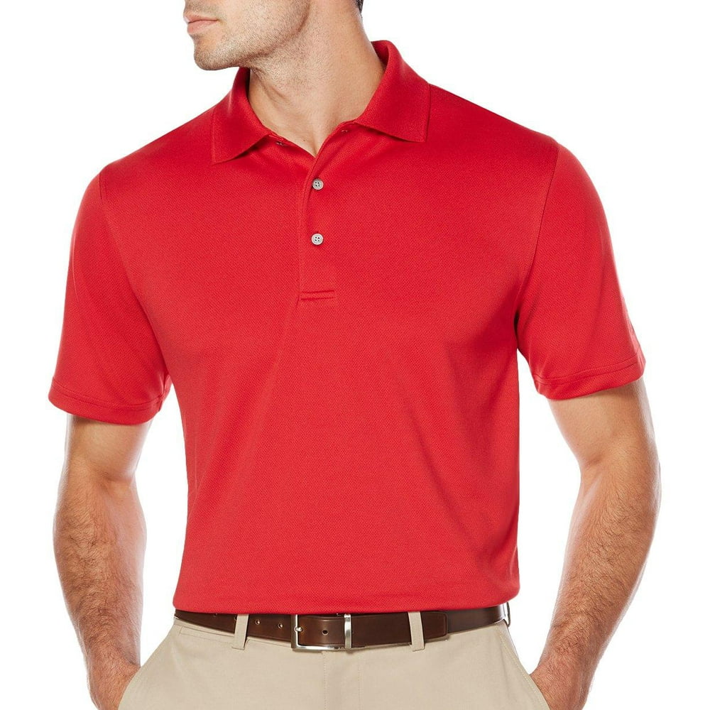 PGA TOUR PGA TOUR Mens Big & Tall Airflux Solid Polo Shirt Walmart
