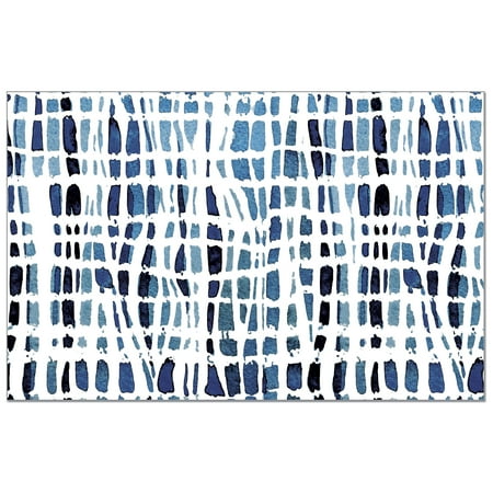 

CounterArt Wavy Lines Indigo 24-Sheet Premium Paper Placemats
