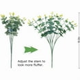 thumbnail image 2 of MAMOWEAR Artificial Eucalyptus Leaves Fake Greenery Shrubs Faux Silk Eucalyptus Stems Plant for Spring Summer Home Wedding Table Décor (Green), 2 of 7