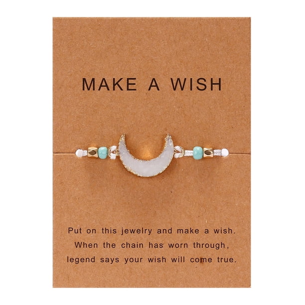 Pulseras para mujer, regalos para mujer, pulsera de papel tejido con piedra natural, pulsera decorativa, pulsera trenzada