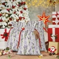 thumbnail image 6 of KLL Lavender Flowers for Christmas Gift Bag,Holiday Bags for Gifts Christmas Bags & Drawstring Gift Pouch Reusable Holiday Gift Bags & Party Favor Bags (1 PCS)-Medium, 6 of 9