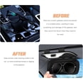 thumbnail image 5 of Sunglasses Holder for Car Sun Visor, Protective Automotive Eyeglasses Storage Case Hanger, Soft Vehicle Interior Glasses Organizer Box Accessories, Universal for SUV Sedan Truck (Beige), 5 of 7