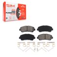 thumbnail image 1 of SIM Front Semi-Metallic Disc Brake Pads SIM-1374 for Car Nissan Rogue Sentra Maxima Juke Suzuki Kizashi Select, 1 of 8