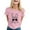 Pink, variant on Womens T Shirts Loose Fit Ladies Casual Loose Crewneck Tee Short Sleeve Top Comfort Style Women's Shirts Light Pink XXL