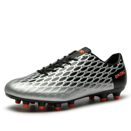

Mens Lightweight Firm Ground Soccer Cleats Outdoor/Indoor Boys Professional Futsal Training Football Shoes