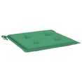 thumbnail image 1 of Juego de 2 cojines para sillas de jardín VidaXL, tela Oxford verde, 1 of 7
