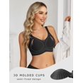 thumbnail image 4 of Bra Avidlove Push Up Seamless Wireless gris oscuro para mujer, 4 of 6