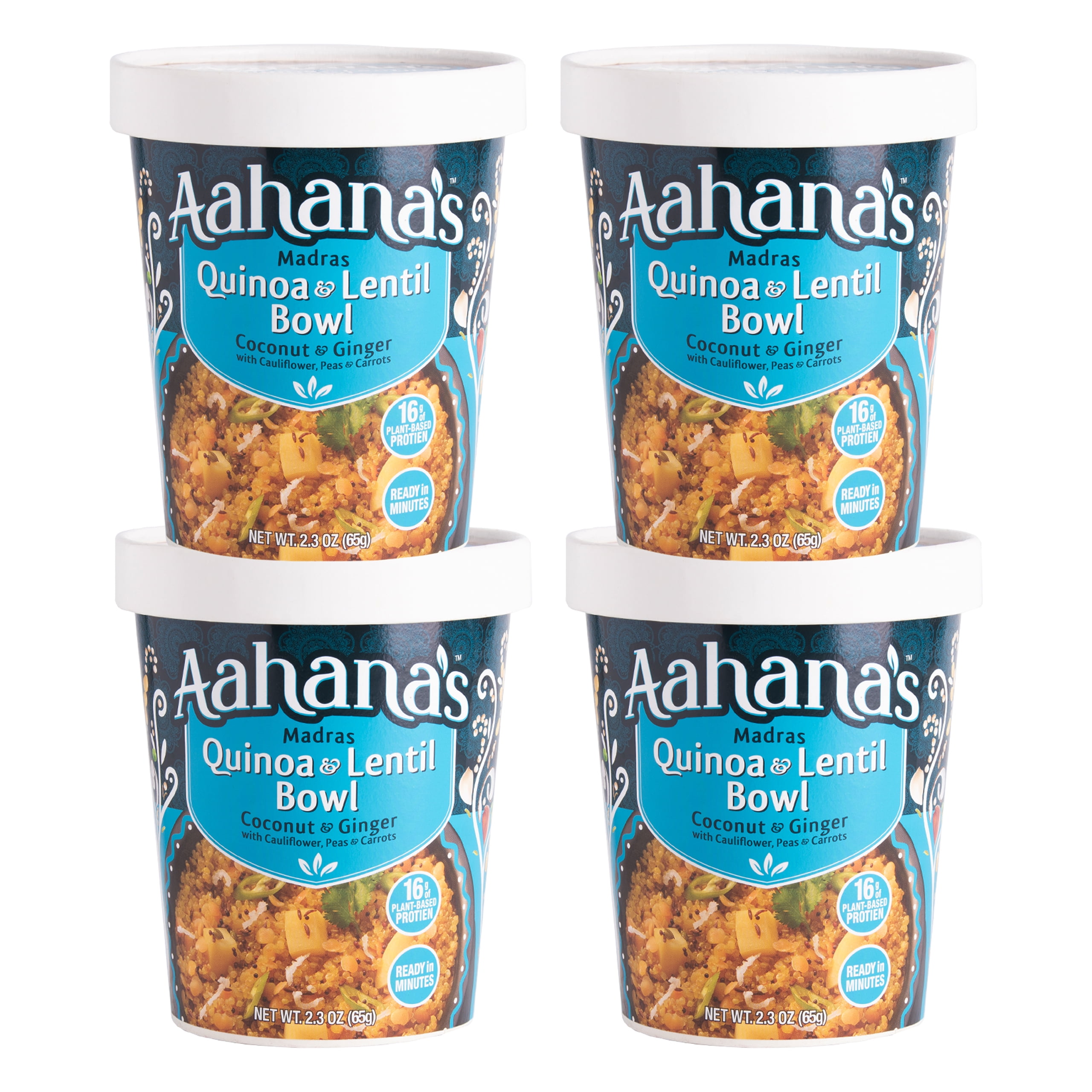 Aahana's Madras Quinoa & Lentil Bowls Vegan, GlutenFree, Kosher