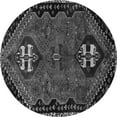 thumbnail image 1 of Ahgly Company Indoor Round Persian Gray Traditional Area Rugs, 5' Round, 1 of 1