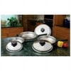 Precise Heat? 6pc 12-Element T304 Stainless Steel Skillet Set