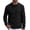 Black, variant on Mens Cable Knit Pullover Sweater Crew Neck Long Sleeve Cable Fisherman Sweaters Navy M
