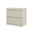 thumbnail image 4 of Hirsh 30 inch Wide 2 Drawer Metal Lateral File Cabinet for Home and Office, Holds Letter, Legal and A4 Hanging Folders, Putty, 4 of 7