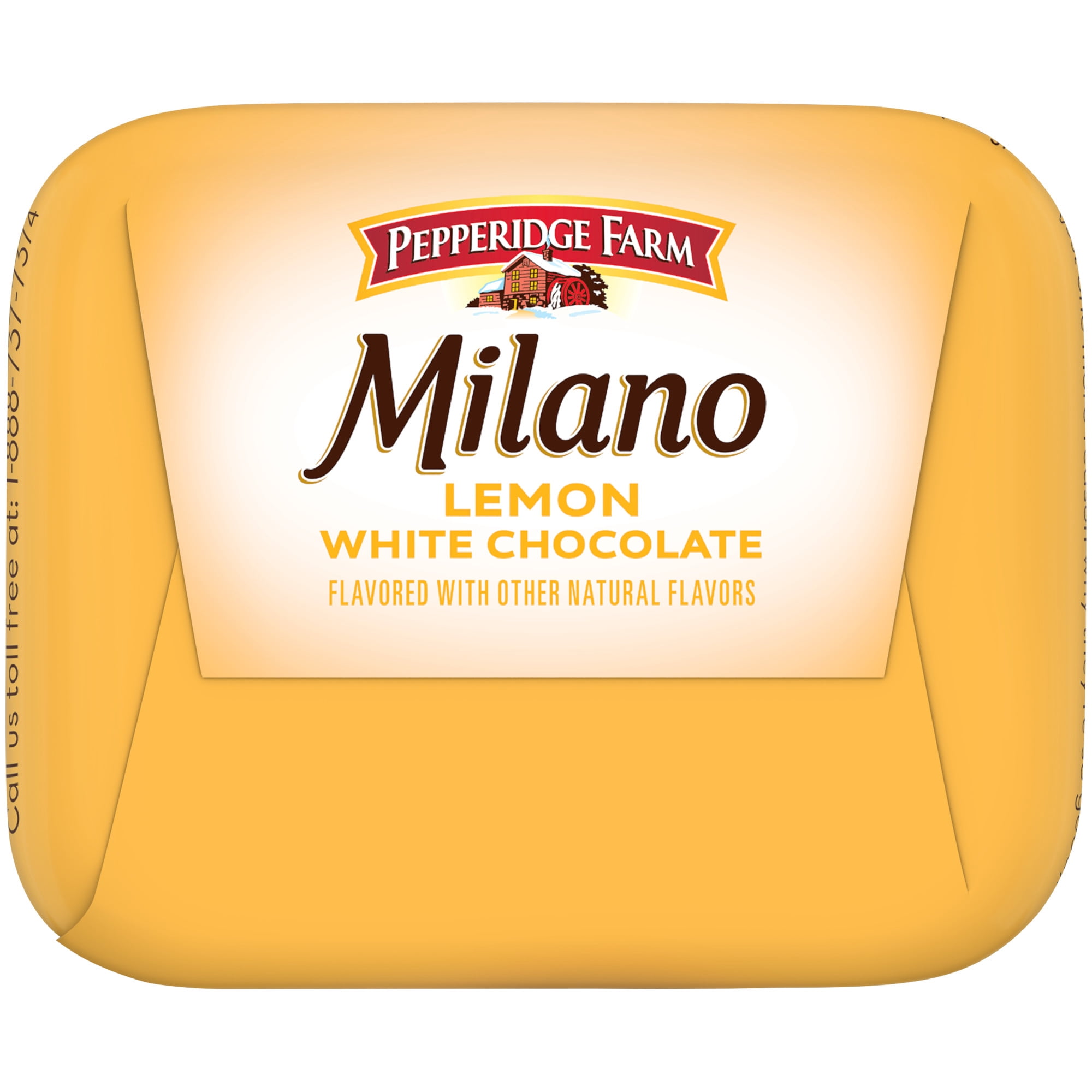 Pepperidge Farm, Milano Cookies, 7 oz Bag, White Chocolate Lemon