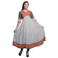 thumbnail image 1 of Bimba Kurti Indien pour Femmes Imprimé Ligne A Anarkali Kurti Robe Décontractée, 1 of 5