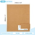 thumbnail image 2 of Unique Bargains 3.5'x2' Printable Business Cards, 100 Pieces Perforated Card Stock Paper for Laser and Inkjet Printer, Brown, 2 of 7
