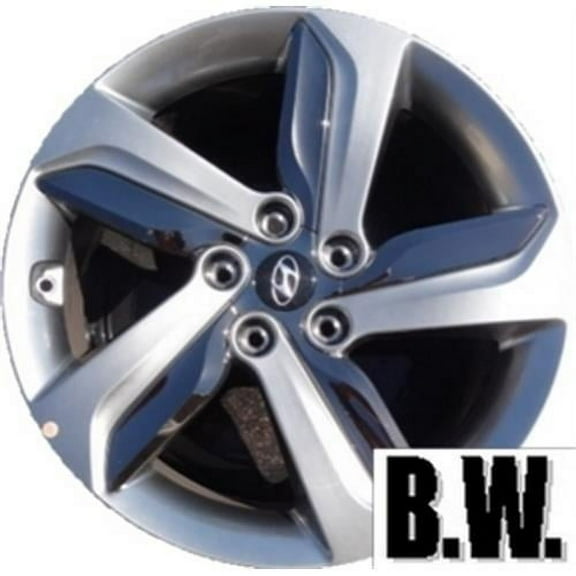 18x7.5 in Wheel for HYUNDAI VELOSTER 2013-2015 HYPERSILVER Recond Alloy Rim