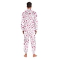 thumbnail image 7 of joogoo Hearts Pattern Unisex Adults Onesies Pajamas Jumpsuits L, 7 of 7