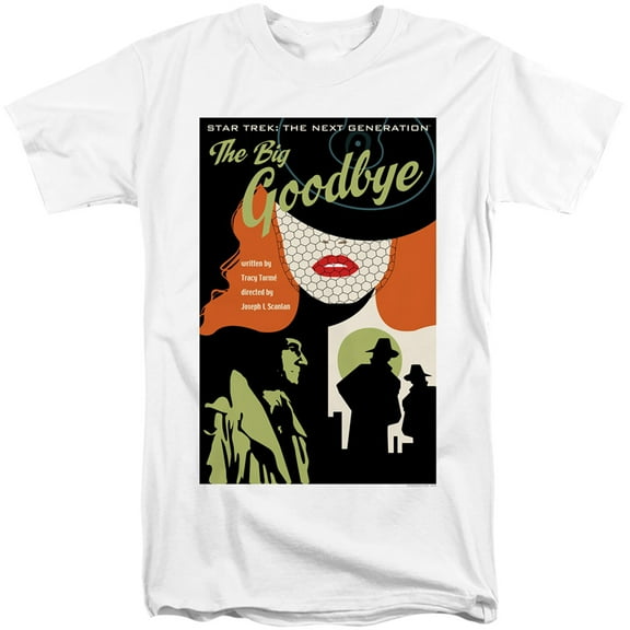 Star Trek Tng Season 1 Episode 12 Adult Tall T-Shirt 18/1 T-Shirt White