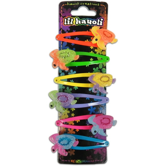 Hi Jewelry Lil Hauoli Swimming Turtle Snap Hair Clip