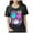 Black_1, variant on Godom Halloween Shirts for Women Cute Ghost Graphic T Shirt Halloween Short Sleeve Tee Tops