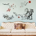 thumbnail image 2 of maskred Traditional Chinese Wall Sticker Removable PVC Decal Self-adhesive Decoration, 2 of 6