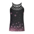 thumbnail image 4 of Babysbule Womens Tank Tops Women Ladies Print Sleeveless O-neck Pullover Vest Tank Tops Shirts Blouse, 4 of 5