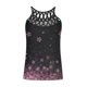 thumbnail image 4 of ICHUANYI Clearance Women Ladies Print Sleeveless O-neck Pullover Vest Tank Tops Shirts Blouse(Pink, M) Ichuanyi Ichuanyi, 4 of 5