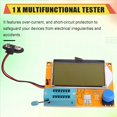 thumbnail image 4 of Tool Part for LCR-T4 Meter Transistor Tester Diode Triode Capacitance SCR Inductance M328,1 x Multifunctional tester,Photo Color, 4 of 8