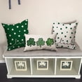thumbnail image 2 of St Patricks Day Pillow Covers 18x18 Happy St Patricks Day Lucky Green Clovers Decor for White Throw Pillows Covers St Patricks Day Pillow Covers Decor Couch Living Room 70B, 2 of 6