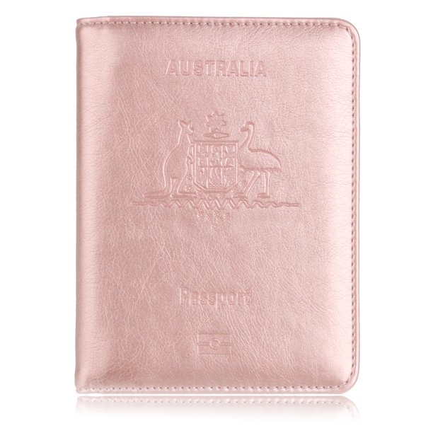 Funda protectora antimagnética para pasaporte, de piel sintética, para pasaporte, tarjetero, tarjetero