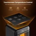 thumbnail image 5 of WAA 1500W Oscillating Space Heater Fast Heating,5 Modes,Remote & 24H Timer (Home/Office/Bedroom), 5 of 7