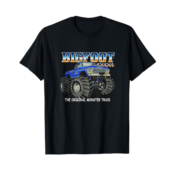 Vintage Bigfoot Monster Truck Graphic T-Shirt for Classic Truck Enthusiasts