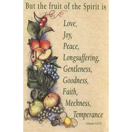 Bulletin-Fruit Of The Spirit (Galatians 5:22-23 KJV) (Pack of 100) - Walmart.com