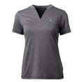 thumbnail image 2 of Women's Cutter & Buck  Heather Charcoal San Antonio Missions Forge DryTec Heathered Stretch Blade Top, 2 of 3
