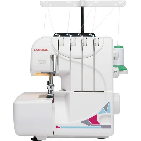 Janome MOD-8933 Serger Overlock with Lay-In Threading, Wide-Open Threading, 3 and 4 Thread Convertible with Differential (Best Serger With Coverstitch)