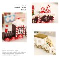 thumbnail image 5 of Adornos navideños, pequeños adornos de tren de madera pintados. Zhivalor CPB-US-PSF1150-1, 5 of 5