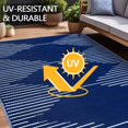 thumbnail image 4 of Alfombra Falflor 152x244 cm impermeable reversible para exteriores, 4 of 8