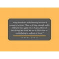 thumbnail image 2 of ArtsyQuotes 18x15 Gold Ornate Wood Framed with Double Matting Museum Art Print Titled - Robert Frost Quote: Abandon a Belief, 2 of 4