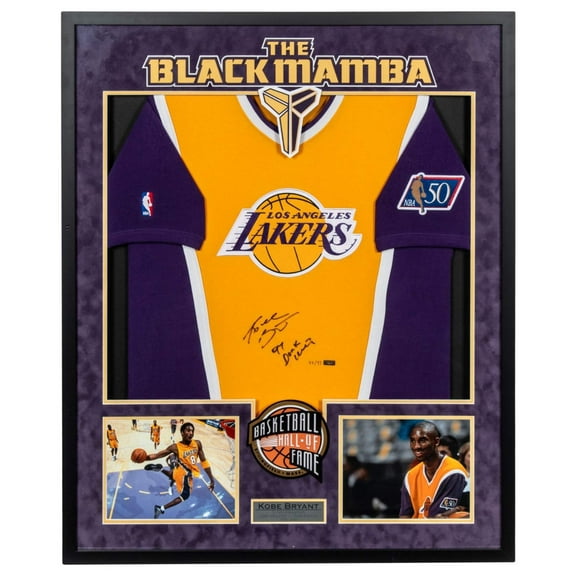 Kobe Bryant "1997 Dunk Champ" Signed Los Angeles Lakers Jersey Panini  Beckett
