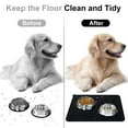 thumbnail image 3 of TiokMc Silicone Waterproof Dog & Cat Feeding Mat, Non-Slip, FDA Grade, Easy to Clean, BPA-Free, 18.5" x 11.5", Black, 3 of 7