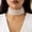 White, variant on Angfeng Exquisite Multilayer Pearl Choker Fashion Charm Collar Short Necklace For Women Wedding Party Jewelry(5-layer)
