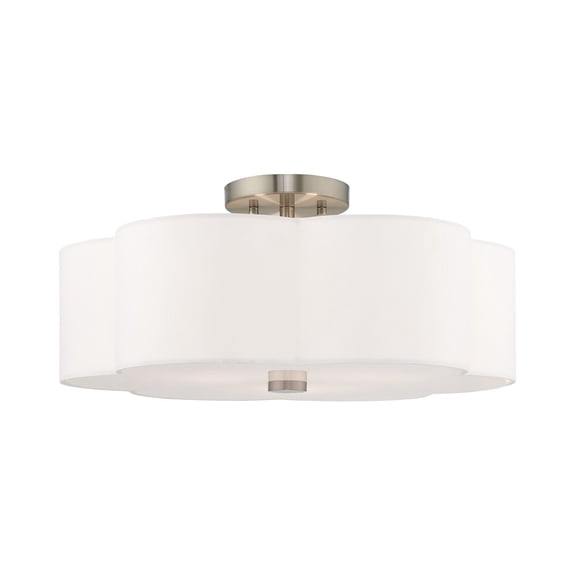 Livex Lighting - Chelsea - 3 Light Flush Mount in New Traditional Style - 18