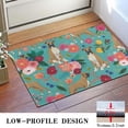 thumbnail image 3 of BoxerDog and Pioneer Flower Door Rugs,Washable Non Slip Door Mats Indoor,Decorative Door Mats,Entry Mat Indoor for Entrance,Bedroom,Kitchen,Bathroom,16"x24", 3 of 6