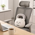 thumbnail image 7 of VVQ 1Pc Kettlebell Shaped Pillow, Soft Fitness Kettlebell Stuffed Cushion, Washable Gym Decor Pillow for Sofa Cushion Fitness Lover Gift, White, 7 of 7